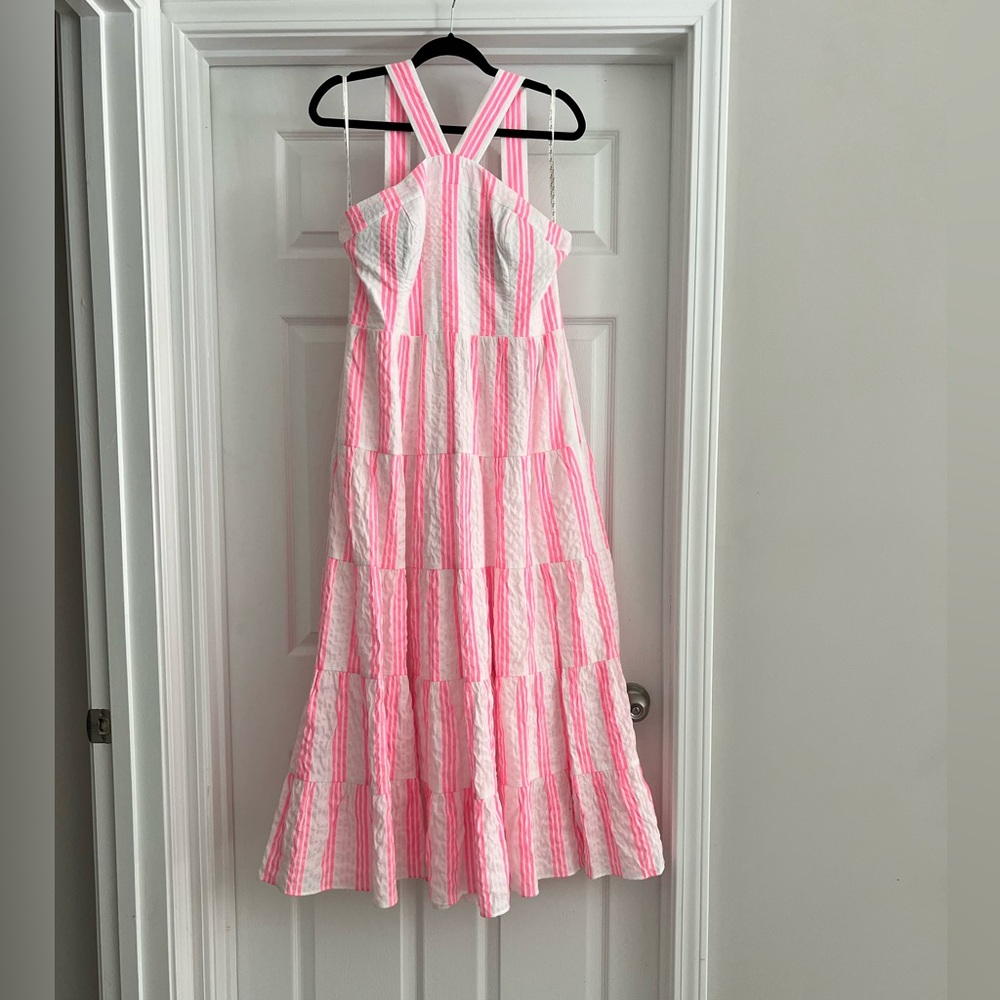 Lilly Pulitzer Jenette striped halter maxi